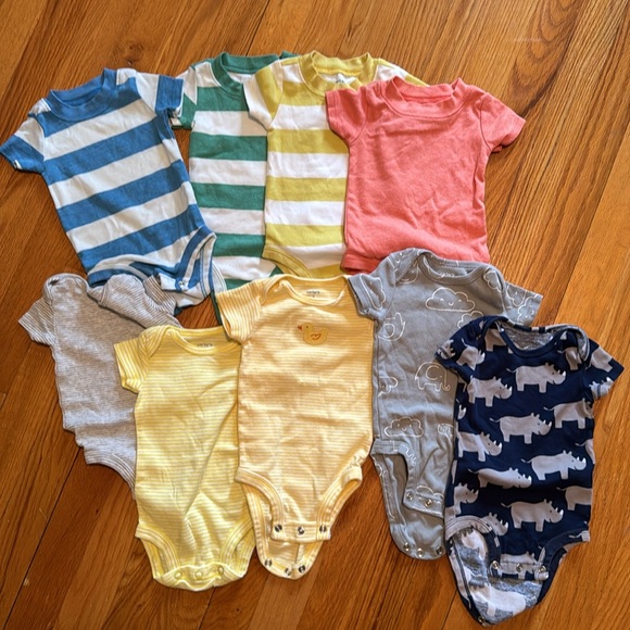 Carter's Other - 10 carters short sleeve onesies 3 months